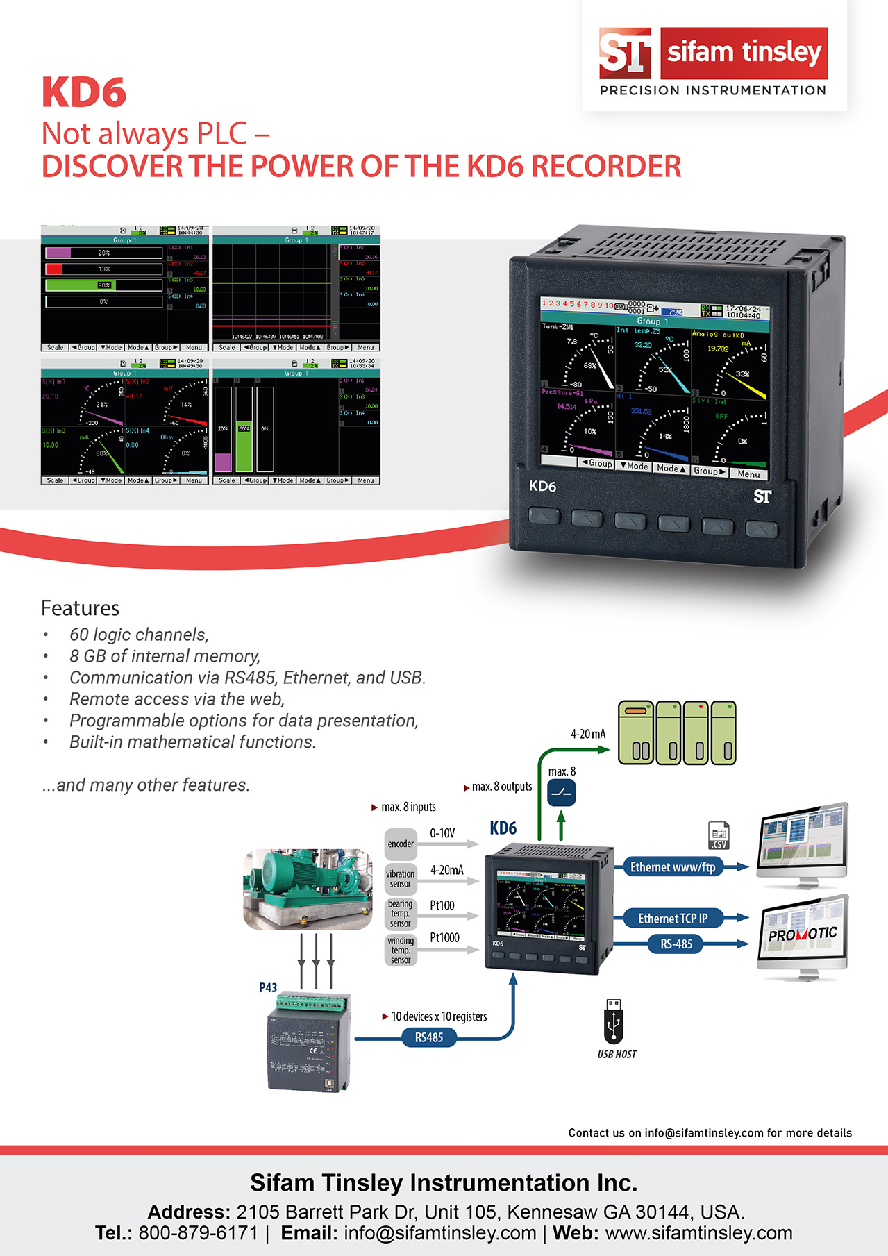 KD6 Paperless Recorder